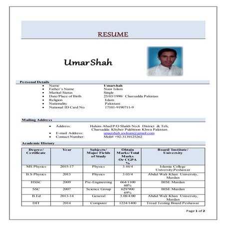 MY CV | DOCX