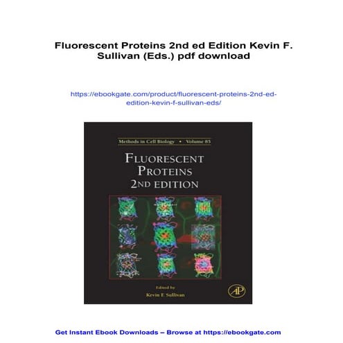 Fluorescent Proteins 2nd ed Edition Kevin F. Sullivan (Eds.) | PDF