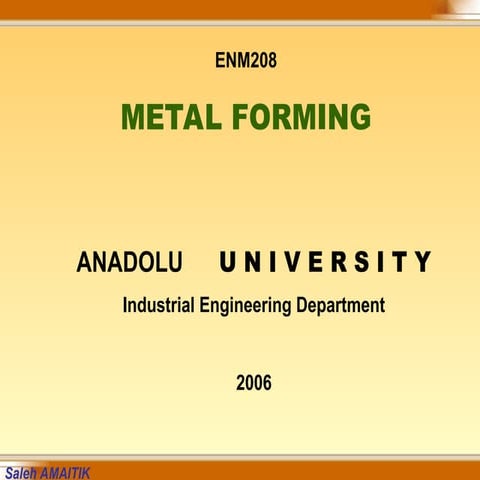 metal forming cold working hot working rolling