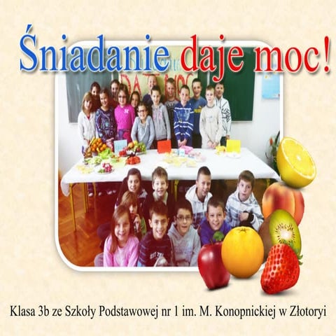 Śniadanie Daje Moc | PPT