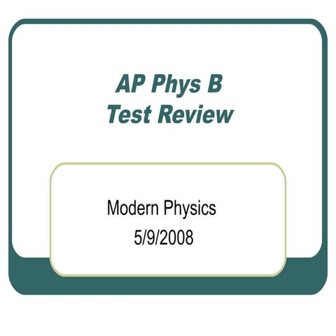  ap-physics-b-review-modern-physics