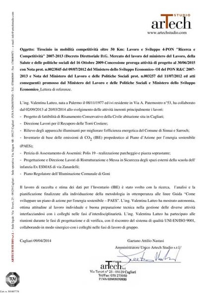 Lettera di raccomandazione modello