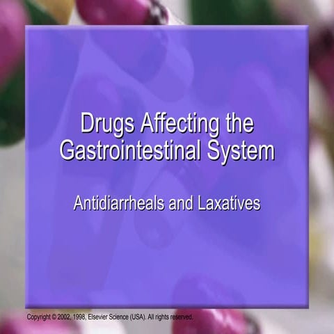NurseReview.Org - Antidiarrhead Laxatives Updates (pharmacology math)