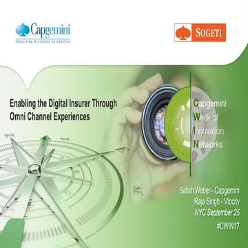 CWIN17 New-York / Enabling the digital insurer through omni channel experiences