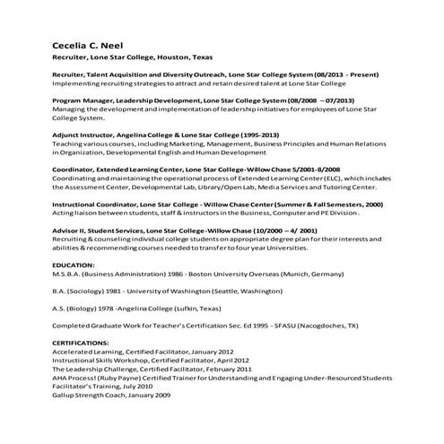 CF Resume- Updated | PDF