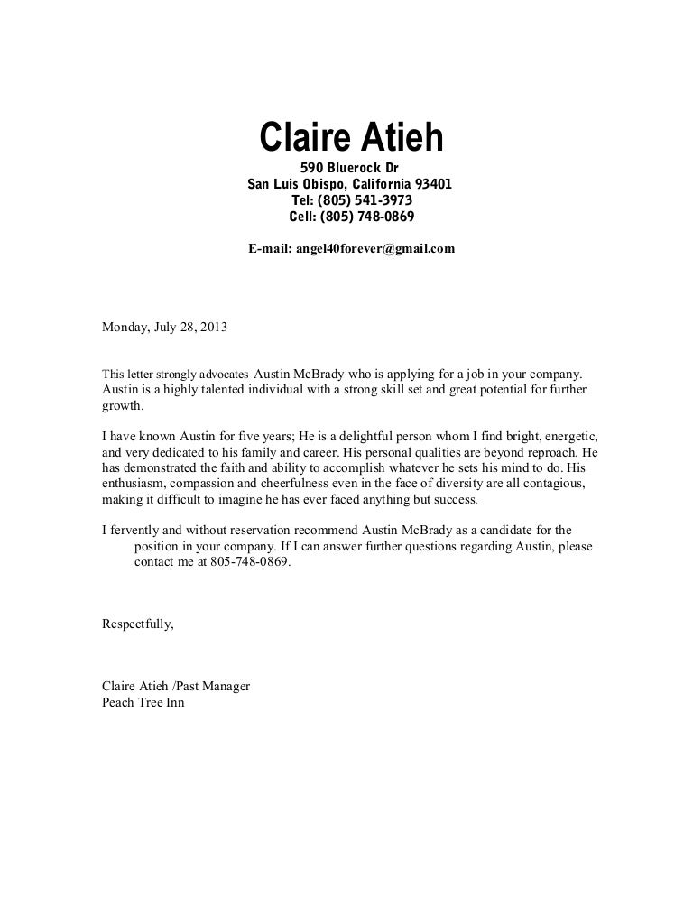 employee letter recommendation letter of recommendation example for employee