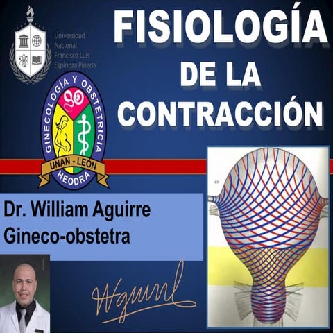 Fisiologia contracción uterina | PPTX