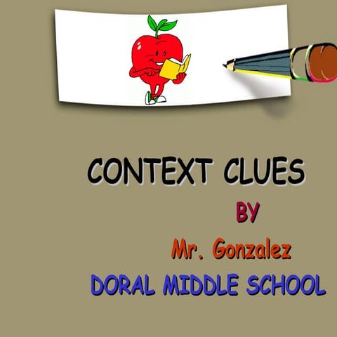 14 context clues