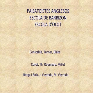 14d  romanticisme anglès. barbizon....