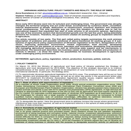 Ukrainian agriculture