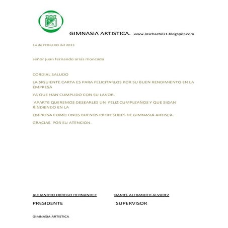 14 de febrero del 2013