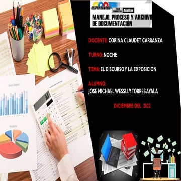 14 DICIEMBRE DIAPOSITIVAS TEMA EL DISCURSO Y LA EXPOSICION CETPRO SAN LUIS MI...