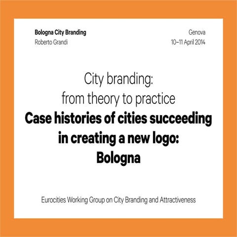Bologna City Branding: How to Create a Generative Logo