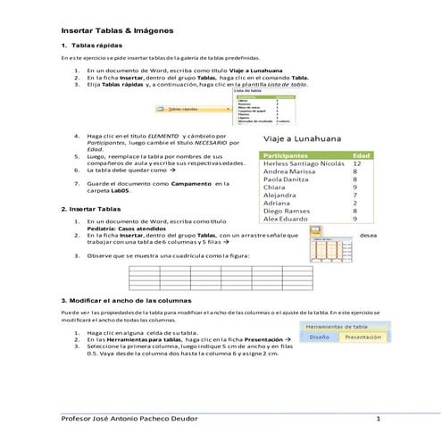14 elaboración de tablas clase 14