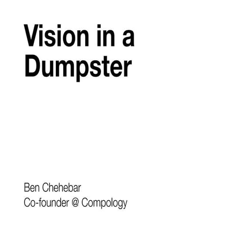 "Using Vision to Improve Waste Collection Efficiency," a Presentation from Co...
