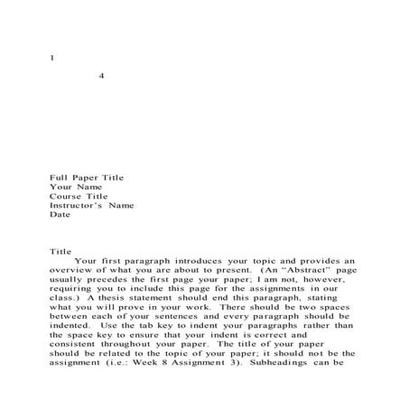 14 full paper titleyour namecourse 