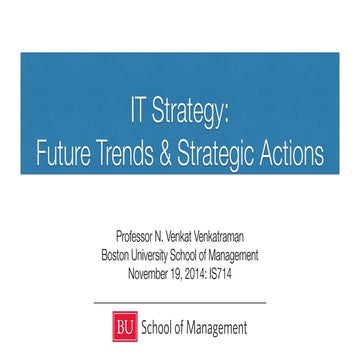 Future Trends & Strategic Actions