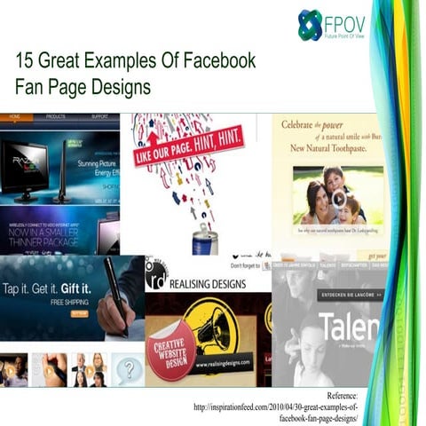 15 Great Examples Of Facebook Fan Page Designs