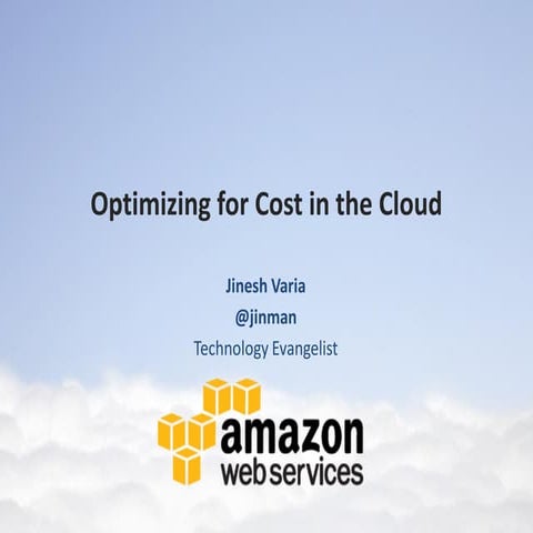 Optimizing for Costs in the Cloud