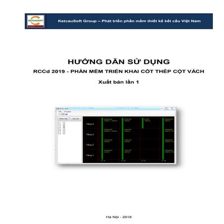 Phần mềm RCCd - Triển khai chi tiết cột, vách
