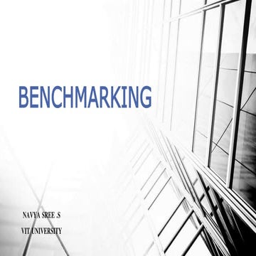 Benchmarking