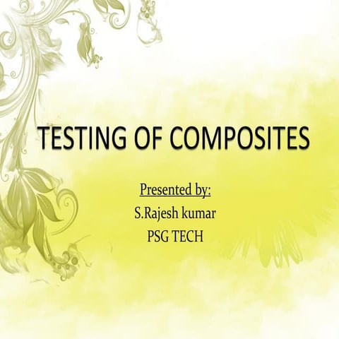 Textile composite testing