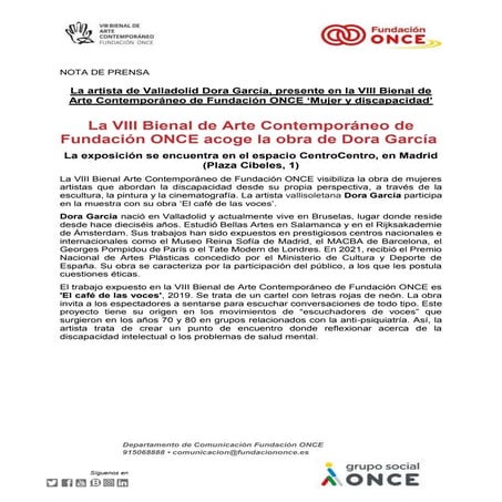 Ndp Valladolid - Dora Garcia