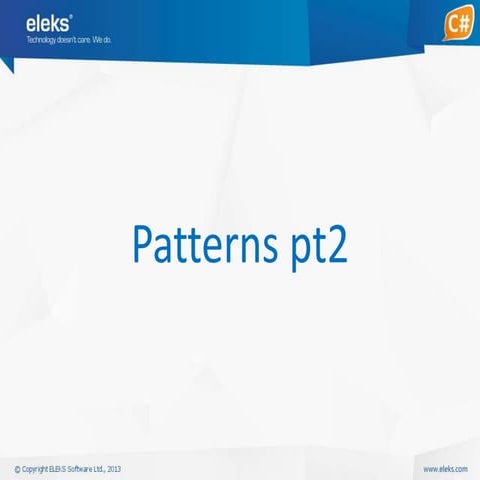 14 Patterns pt2