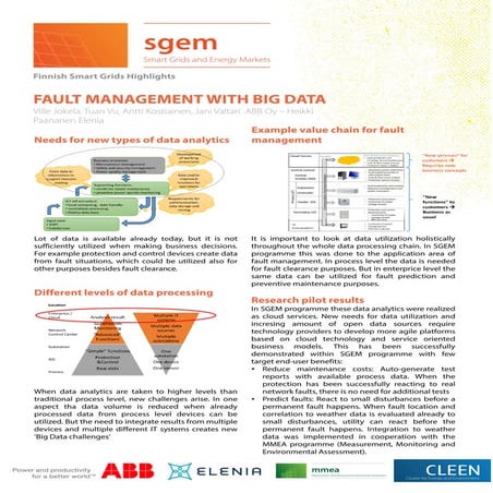 Fault management with big data | PDF