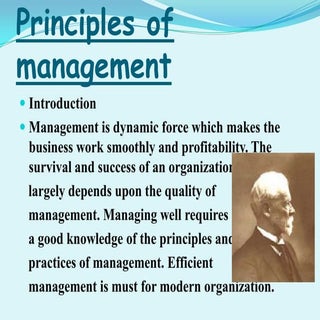 14 principles of management