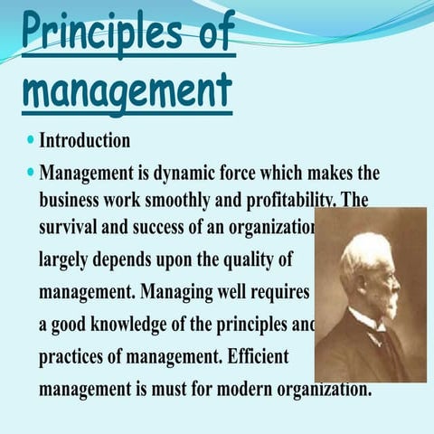14 principles of management