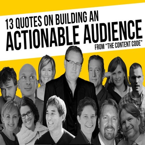 Secrets to building an actionable audience