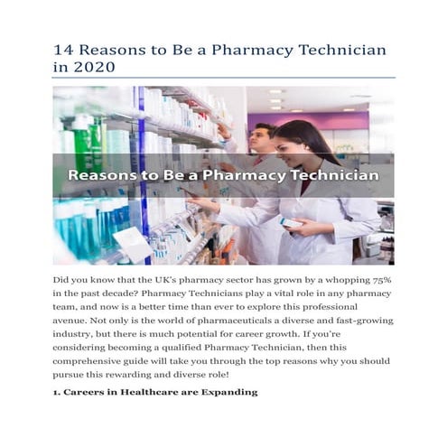 Chapter 2 the pharmacy technician | PPT