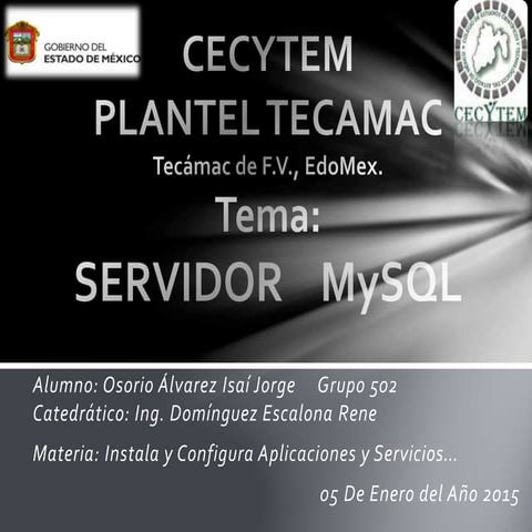 14 servidor my sql
