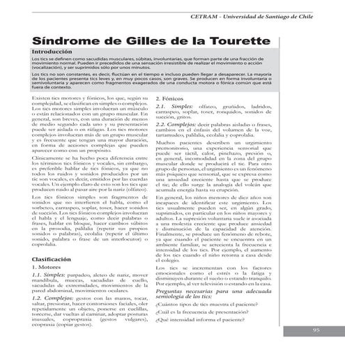 14 sindrome de Gilles de la Tourette 
