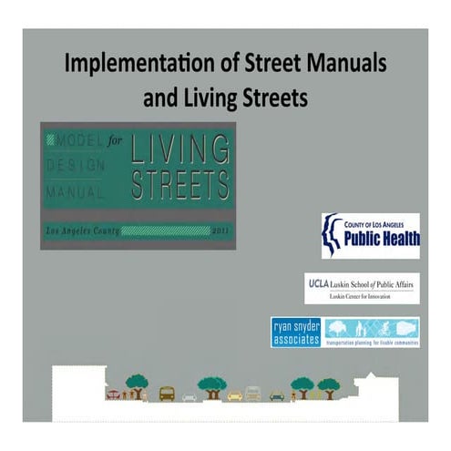 #14 Part 2: Presenting the Model Design Manual for Living Streets (Implementa...