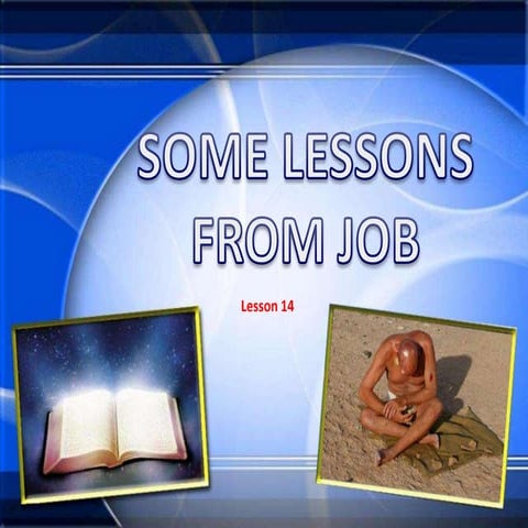 14 some lessons from job