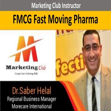 14th Cairo Marketing Club (FMCG Fast Moving Pharma)) by Dr.Saber Helal