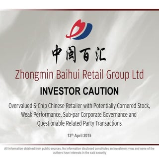 Zhongmin Baihui slides