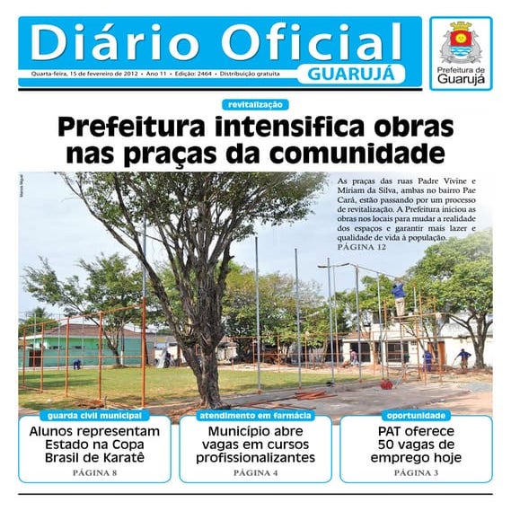 Diário Oficial de Guarujá - 15-02-12