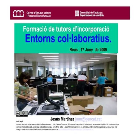 Entorns col·laboratius on line