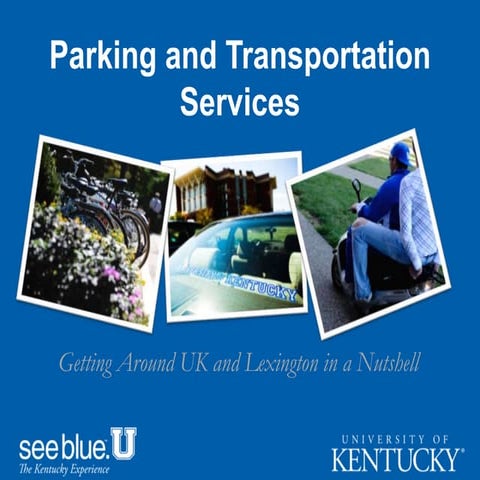 "see blue." U 2015 |  Parking and Transportation 