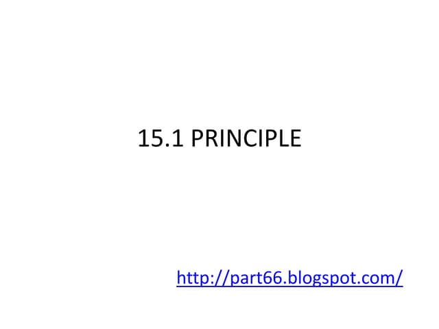 EASA Part 66 Module 15.1 : Fundamental