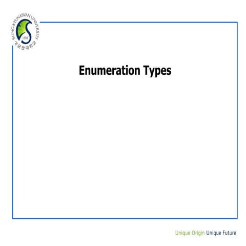 15 1. enumeration