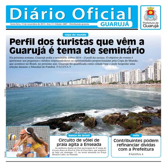 Diário Oficial do Dia - 15/11/2013