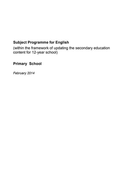 15. subject programme english primary school version 1 180214