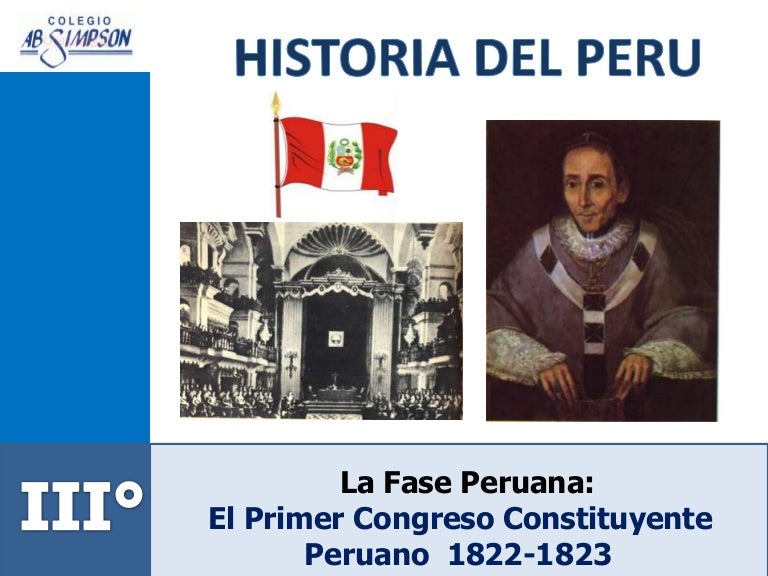 15. primer congreso constituyente peruano