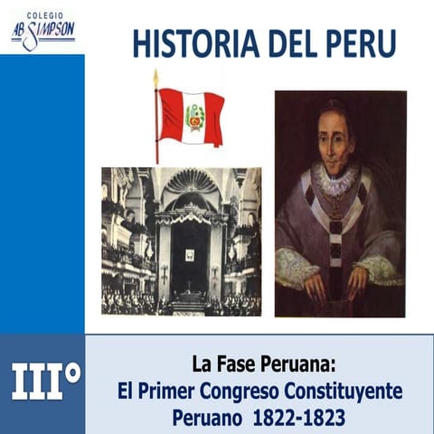 15. primer congreso constituyente peruano