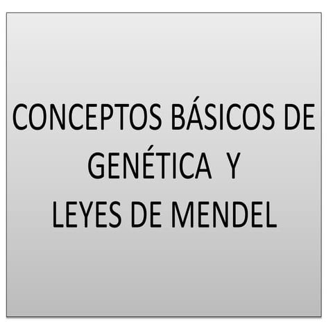 15. leyes mendel.
