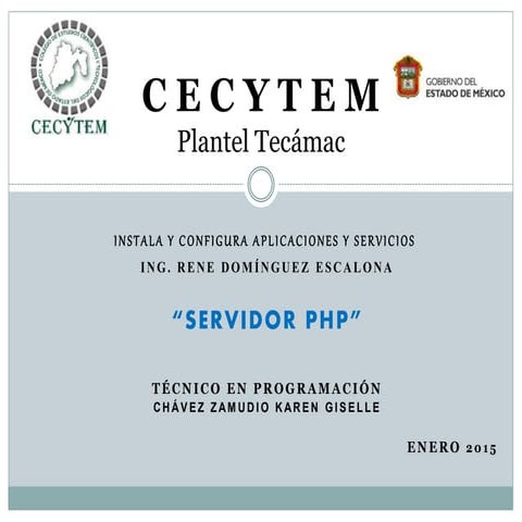 15. servidor php